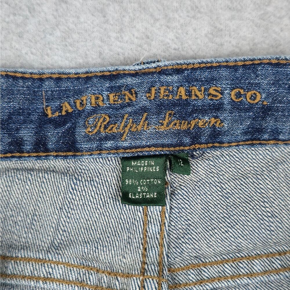 Lauren Jeans Co. Womens Size 12 Medium Wash Bootcut Jeans 32x30 - Picture 10 of 16